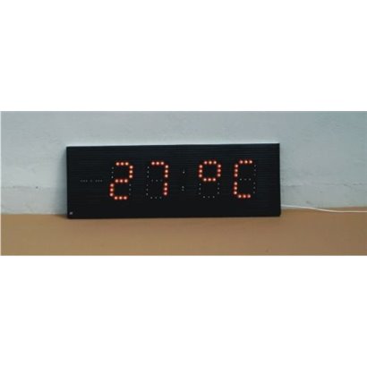 Svetelná tabuľa na zobrazenie času a teploty GPS Mini Time Temp